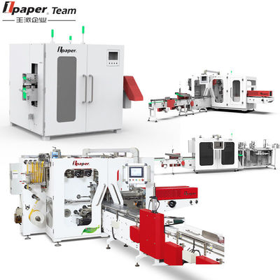quality Consumo d'aria 200-260L/min Macchina di imballaggio di carta tissue per la produzione continua factory